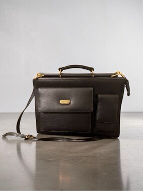 Vintage Pierre Balmain Paris briefcase/laptop bag